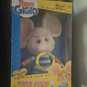 Italian TOPO GIGIO Plush Toy